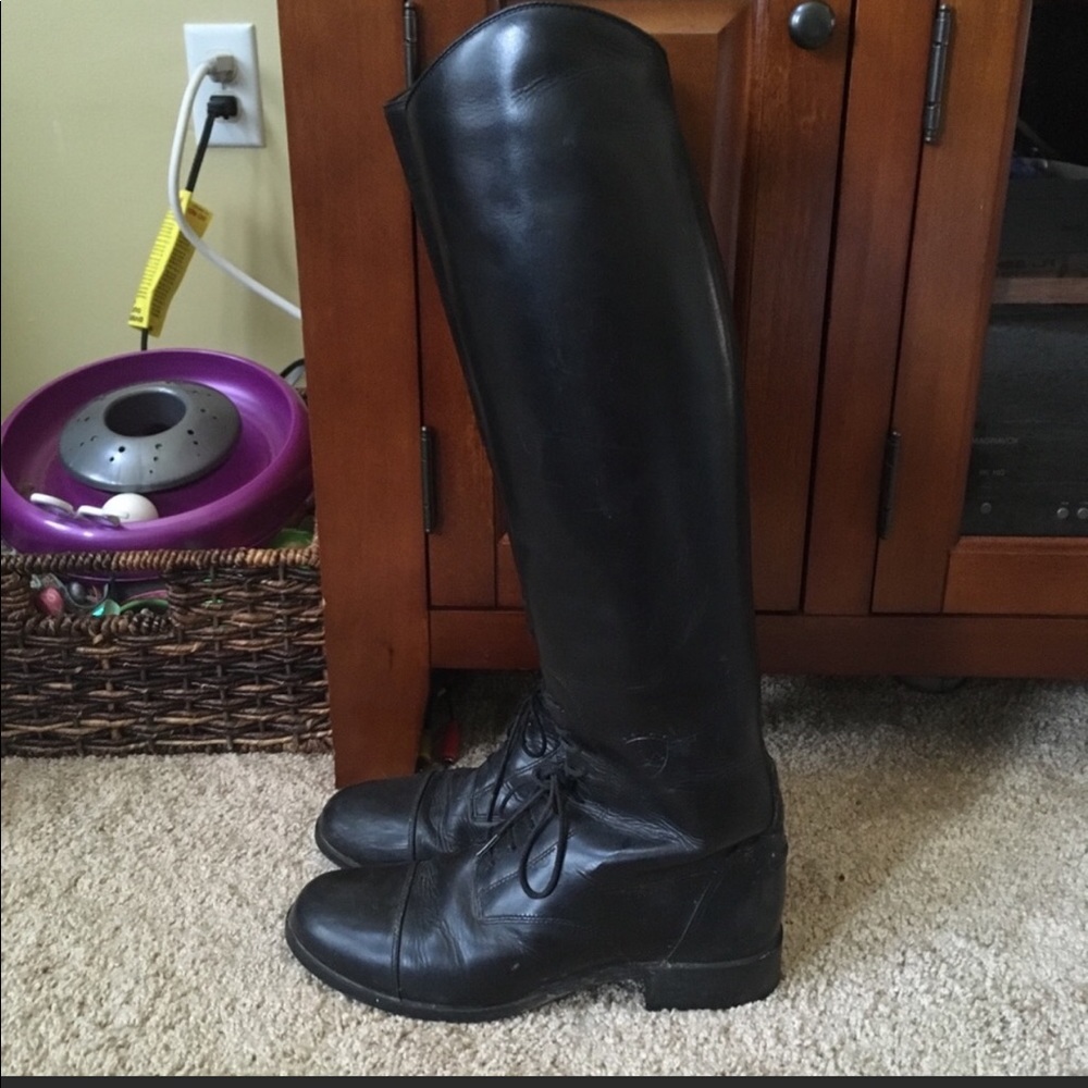 Ariat Tall Riding Boots Size 8 Slim